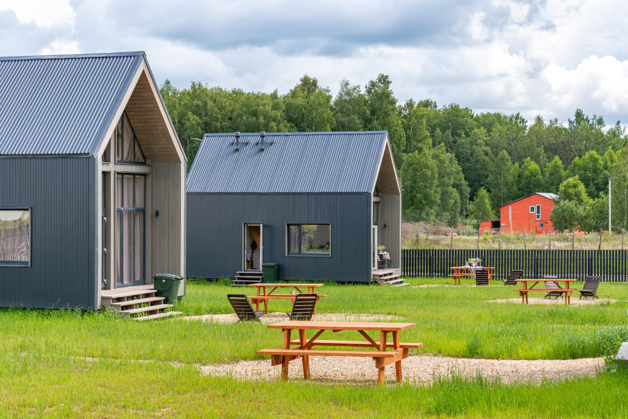 Экстерьер площадки домов