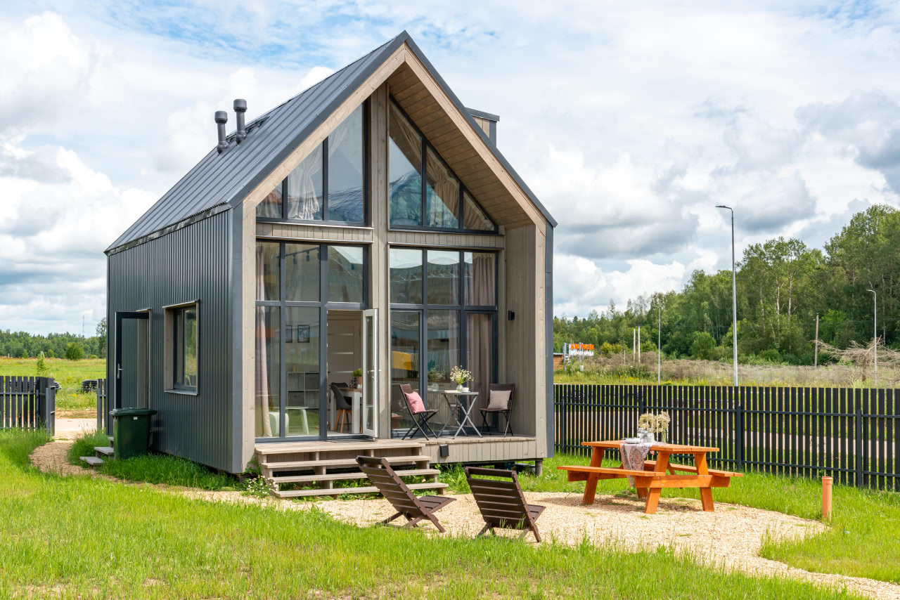 Экстерьер площадка дома